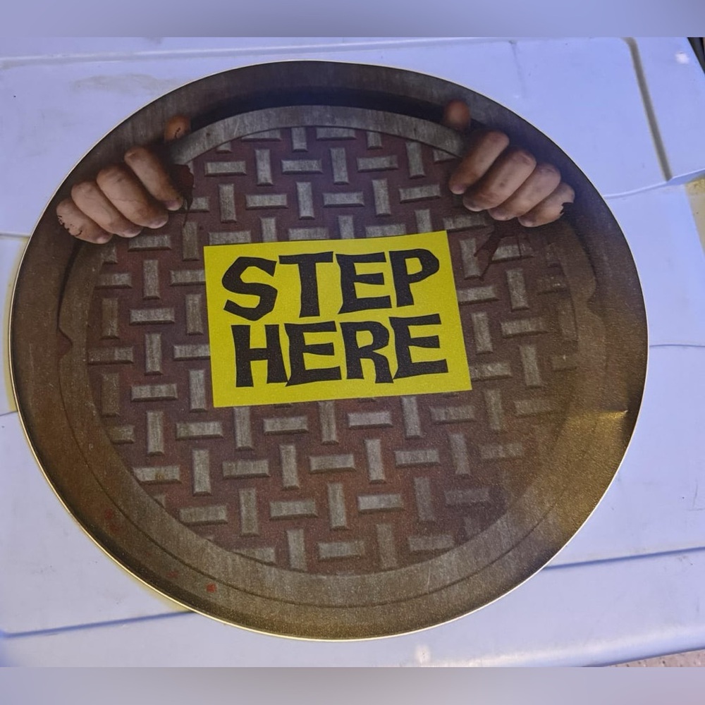 Spirit Halloween Step Pad Cover Rare Sewer Station Z Subway 2015 Store Display